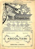 ANCIENNES PARTITIONS DE MUSIQUE -  IL MANDOLINO : GIORNALE DI MUSICA QUINDICINALE - Ascoltami - Année 1925 - Muziek