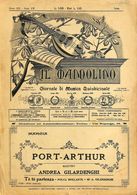 ANCIENNES PARTITIONS DE MUSIQUE -  IL MANDOLINO : GIORNALE DI MUSICA QUINDICINALE - Port-Arthur - Année 1926 - Música