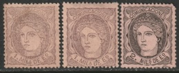 Spain Sc 159,159b,161 MNG - Nuevos