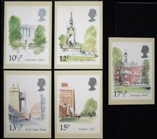 GB GREAT BRITAIN 1980 MINT PHQ CARDS LONDON LANDMARKS No 43 BUCKINGHAM KENSINGTON HAMPTON COURT PALACE ALBERT MEM OPERA - PHQ Karten