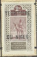 FRENCH COLONIES,NIGER,TERRITOIRE DU NIGER SUPRA.-USED STAMP - Used Stamps