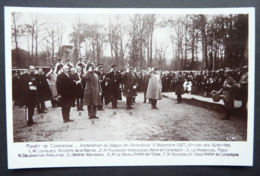 Forêt De Compiègne. Installation Du Wagon De L'armistice 11/11/1927 - Arrivée Des Autorités... L'H - War 1914-18