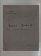 Livret Scolaire Cartonné Bréchet Lycée Emile Duclaux Aurillac Sciences Langues Vivantes 1918 à 1921 - Diploma & School Reports