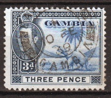 Gambia George VI 1938 3d Definitive Stamps. - Gambia (...-1964)