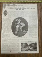 1913-14 NI AGRANDISSEMENTS ECOLE PIGIER A LILLE MAITRE GRUN PLACE DE LA GARE - Sammlungen