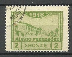 Poland Polska 1918 Local Post Przedborz Michel 3 B (perf 11 1/2) O - Ungebraucht
