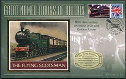 2006 GB "The Flying Scotsman" Railway, Steam Train Cover. - Post & Go (distribuidores)