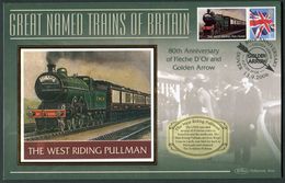 2006 GB "The West Riding Pullman" Railway, Steam Train Cover. - Post & Go (distribuidores)