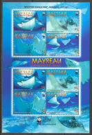 (WWF-435) W.W.F. Mayreau Spotted Eagle Ray / Fish MNH Sheetlet 2009 - Ongebruikt