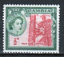 Gambia Queen Elizabeth  1953  ½d  Definitive Stamp. - Gambie (...-1964)