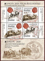 Romania / Europa 2020 / Block Type 1 With 4 Stamps/2 Series - 2020