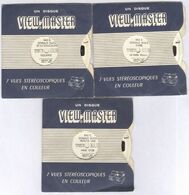 3 Disques Stéréoscopiques Pour Lecteur View Master 3D - Donald Duck - Stereoskope - Stereobetrachter