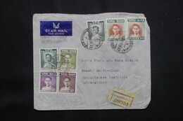 SIAM - Enveloppe En Recommandé De Bangkok Pour La Suisse En 1953 - L 64804 - Siam