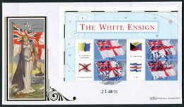 2005 GB "The White Ensign" Smilers Benham Cover. Britannia Portsmouth Navy. BLCS 307 - Persoonlijke Postzegels