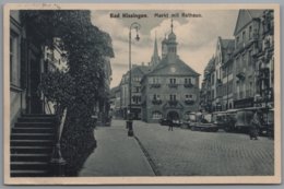 Bad Kissingen - S/w Markt Mit Rathaus - Bad Kissingen