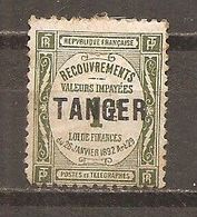 Marruecos Francés Yvert Tasa 42 (MH/*) - Timbres-taxe