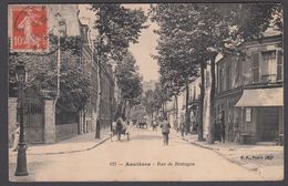 CPA - 92, ASNIERES, Rue De Bretagne, 1913 - Asnieres Sur Seine