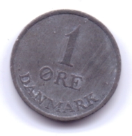 DANMARK 1952: 1 Öre, KM 839 - Dinamarca