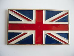 BOUCLE DE CEINTURE DRAPEAU ANGLAIS UK U.K. ANGLETERRE - Otros & Sin Clasificación