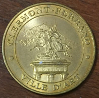 63 CLERMONT-FERRAND VILLE D'ART MDP 2009 MÉDAILLE SOUVENIR MONNAIE DE PARIS JETON TOURISTIQUE MEDALS COINS TOKENS - 2009