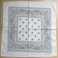 BANDANA / FOULARD BLANC 100% COTON - Halstücher & Schals