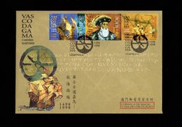 Macau Macao 1998 Vasco Da Gama 500th Anniversary Voyage To India FDC - FDC