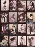 LOT Photographies Publicitaires Artistes Lyriques , Comédiennes De La Belle époque  à Identifier - Ancianas (antes De 1900)
