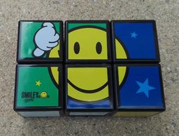 Mini Rubik's TM Cube De 6 Pièces Smiley World Mc Donald's 2020 - Casse-têtes