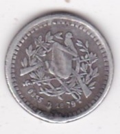 Guatemala 1/2 Real 1879 , En Argent, KM# 152 - Guatemala