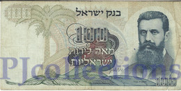 ISRAEL 100 LIROT 1968 PICK 37a VF - Israël