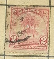 CUBA-1889,PALM TREE-USED STAMP - Usados