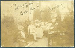 1901 China Germany Boxer Rebellion. Peking Officers RP Postcard. Chinakrieg Feldpostkarte. K.D. Feldpoststation No 2 - Brieven En Documenten