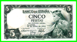 ESPAÑA // -- 5 PESETAS ( 1954 ) – H 2766308 - 5 Pesetas