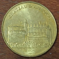 37 CHÂTEAU D'AMBOISE MDP 2011 MEDAILLE SOUVENIR MONNAIE DE PARIS JETON TOURISTIQUE MEDALS COINS TOKENS - 2011