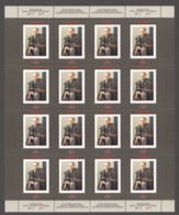 2001 Pierre Elliott Trudeau, Former Prime Minister  Scott 1909 Complete MNH Sheet Of 16  ** - Fogli Completi