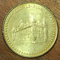 37 AZAY LE RIDEAU MDP 2008 MEDAILLE SOUVENIR MONNAIE DE PARIS JETON TOURISTIQUE MEDALS COINS TOKENS - 2008