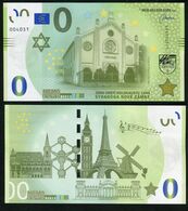 01 SLOVAKIA-Memo Euro NOVE ZAMKY-Ersekujvari Synagogue-Synagoge Judaica 5000 Pcs NEWS-Nouvelles UNC - Prove Private