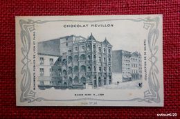 Chromo CHOCOLAT REVILLON -  Série Monuments : Maison Henri II à LYON - Revillon