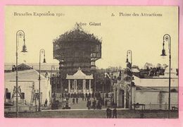 Bruxelles Exposition 1910 - Arbre Géant - Plaine Des Attractions - Weltausstellungen