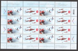 2006  Snowbirds - Air Force Acrobatic Team   -  Complete MNH Sheet Of  8 Se-tenant Pairs  Sc 2158-9 ** - Fogli Completi