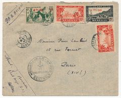 SENEGAL - Enveloppe Affr. Composé Cachet "R.A.C Portion Centrale - Le Vaguemestre" Dakar 1945 - Storia Postale