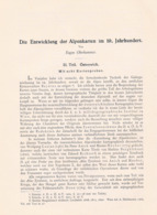 A102 647 - Oberhummer Entwicklung Alpenkarten Österreich Artikel Von 1903 !! - Mapamundis