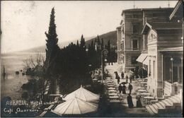 ! Alte Foto Ansichtskarte Aus Abazzia, Hotel Quarnero, 1908 Gel. Nach Wien - Croatie
