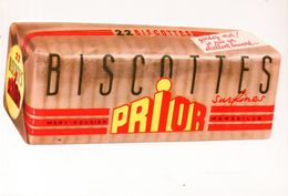 Buvard  BISCOTTE PRIOR  En Forme De Paquet De Biscottes (M0442) - Biscottes