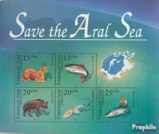 Usbekistan Block12 (kompl.Ausg.) Postfrisch 1996 Aralsee - Oezbekistan