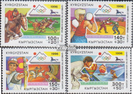 Kirgisistan 120-123 (kompl.Ausg.) Postfrisch 1996 Olympia - Kirgisistan