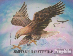 Kirgisistan Block11B (kompl.Ausg.) Ungezähnt Postfrisch 1995 Greifvögel - Kirgisistan