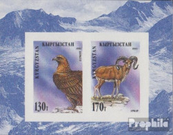 Kirgisistan Block7B (kompl.Ausg.) Ungezähnt Postfrisch 1995 Einheimische Fauna - Kirghizistan