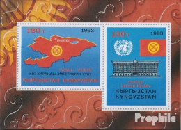 Kirgisistan Block3 (kompl.Ausg.) Postfrisch 1994 Unabhängigkeit - Kirghizistan