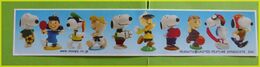 KINDER BPZ SERIE SNOOPY FAIT DU SPORT JAPON - Notices